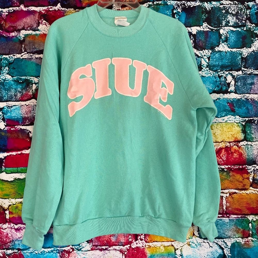 Vintage SIUE Southern Illinois University Sweatshirt BJ Collegiate Large USA